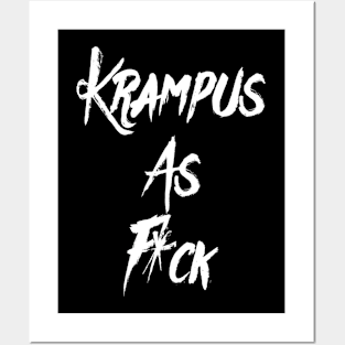 Krampus as F*ck Christmas Design Posters and Art